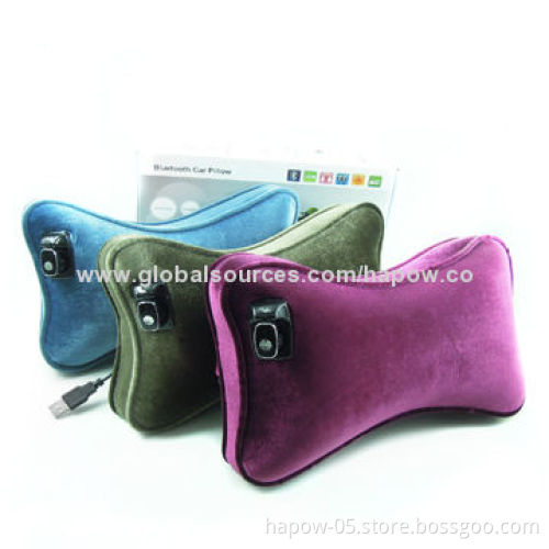 Bluetooth pillow/car neck rest/travel neck pillow